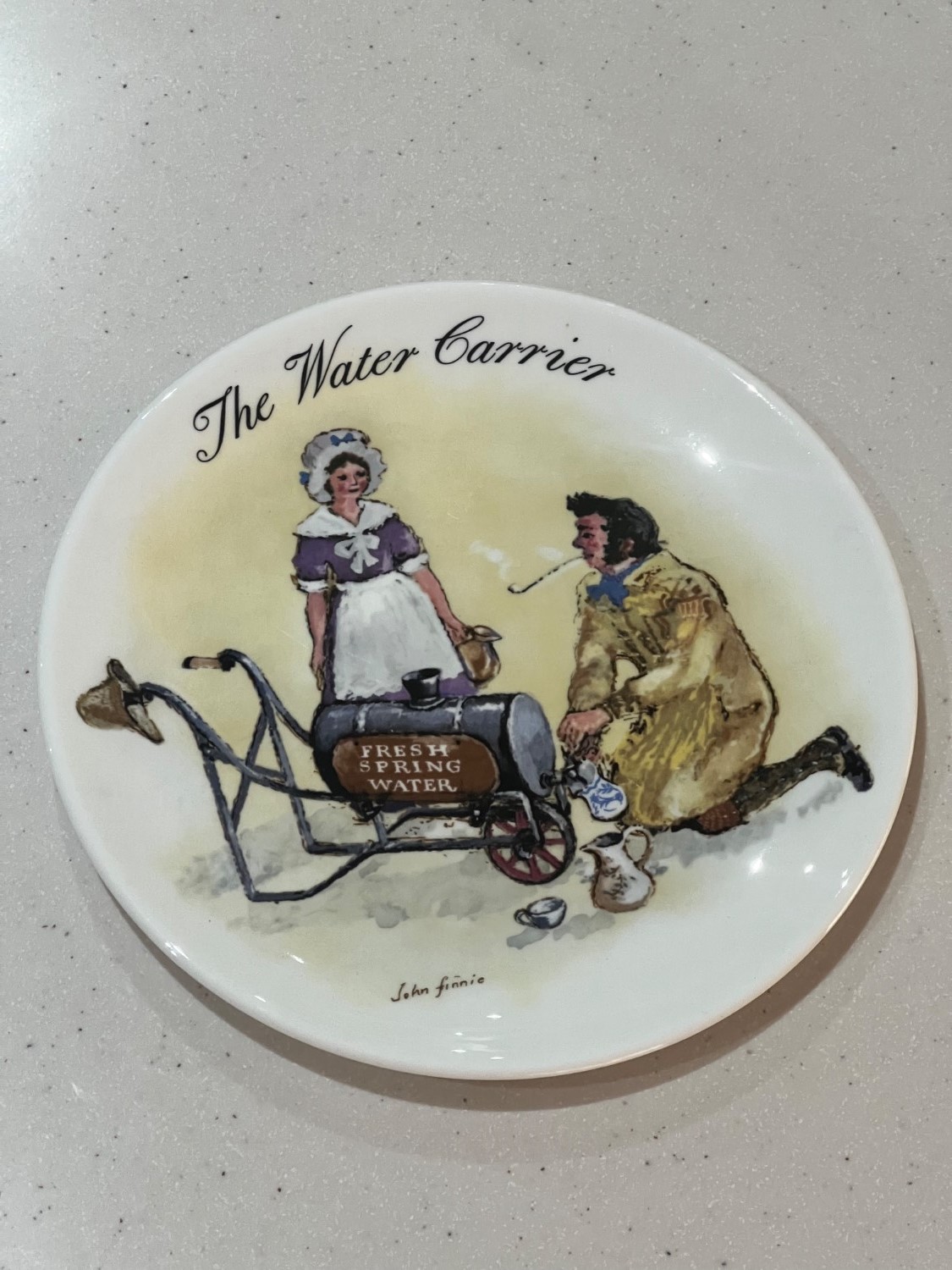 بشقاب های آنتیک چارلز دیکنز از برند معروف Wedgewood